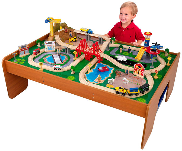 KidKraft Ride Around Train Set and Table