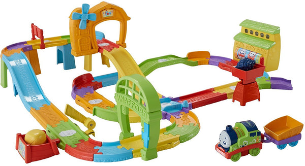 Fisher-Price Juego de tren ferroviario Mi primer Thomas y sus amigos