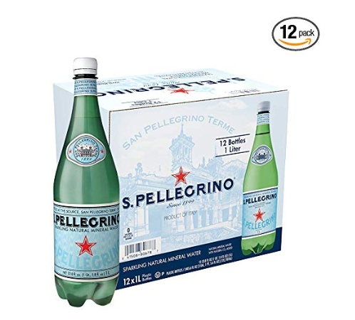 12 Pack Of S. Pellegrino Sparkling Natural Mineral Water