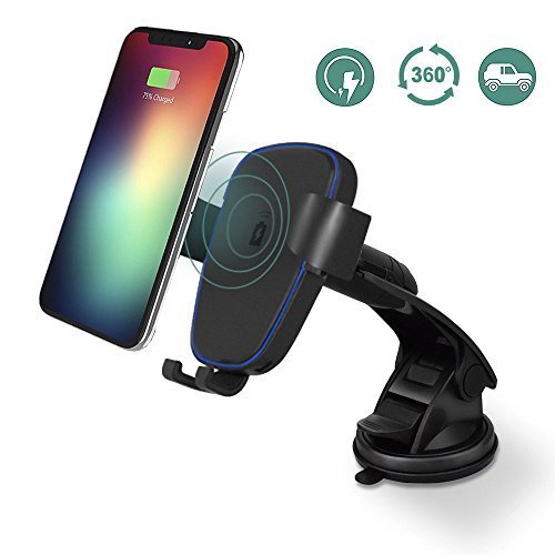 Qi enabled wireless fast car charger