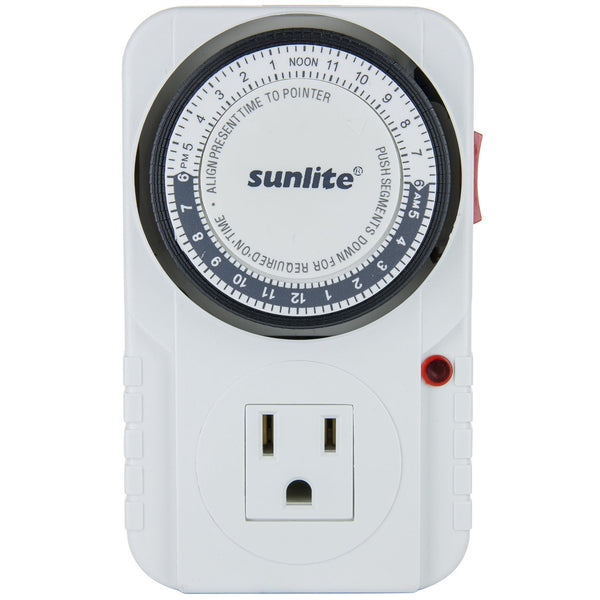 24 Hour Electrical Plug-in Outlet Timer