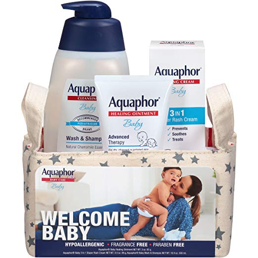 Set de regalo de bienvenida para bebé Aquaphor