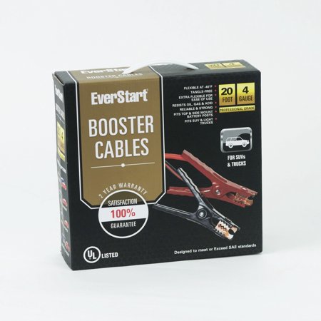 Everstart 20 ft. 4-Gauge Booster Cables