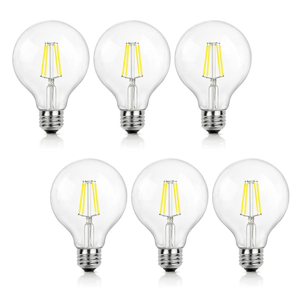 Pack of 6 vintage LED bulbs