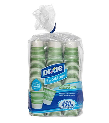 450 Dixie Cold Paper Cups, 5 oz.