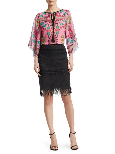 Nanette Lepor fringe dress skirt