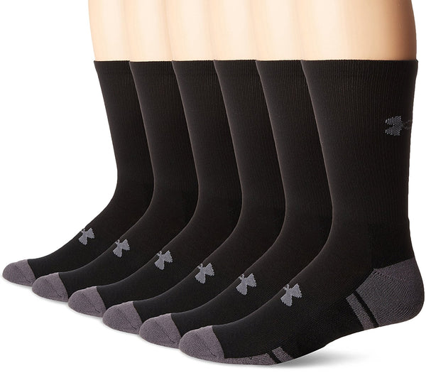 Under Armour Adult Resistor 3.0 Crew Socks (6-Pack)