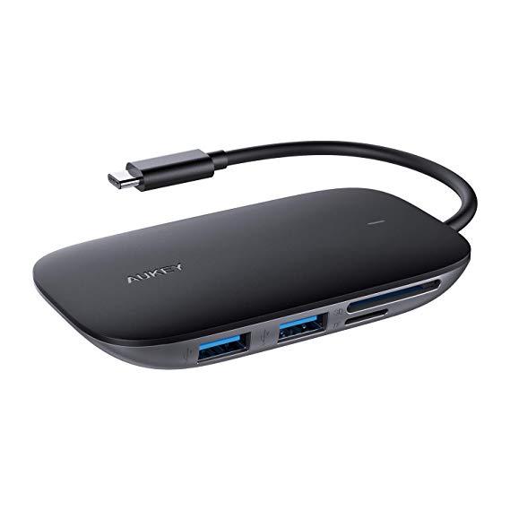 AUKEY 7-in-1 USB C Hub w/ 100W Power Delivery