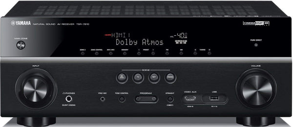 Yamaha 7.2 ch 4K Atmos DTS Receiver (Certified Refurbished)