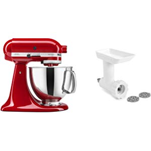 Save up to 48% on KitchenAid 5 quart Artisan Tilt Head Stand Mixer with Attachment