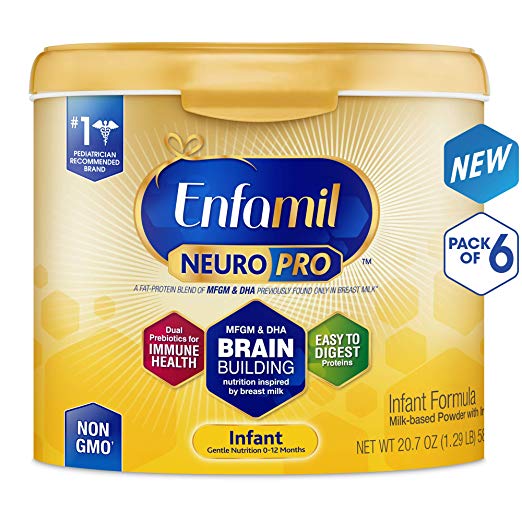 6-Pack of 20.7oz Enfamil NeuroPro Infant Formula Powder