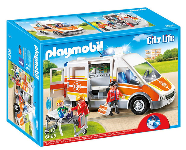 PLAYMOBIL Ambulance with Lights and Sound