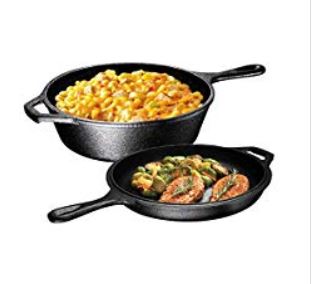 Save 25% on Pre-Seasoned Cast Iron Cookware