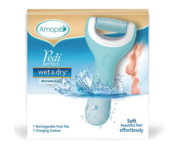 Amopé Pedi Perfect Wet & Dry Rechargeable Foot File