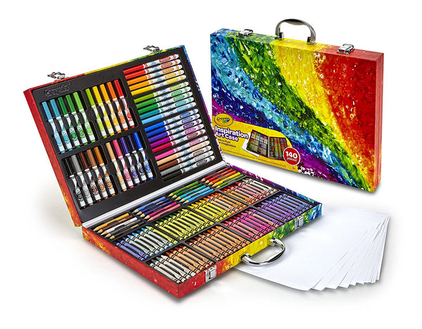 Estuche artístico Crayola de 140 piezas.