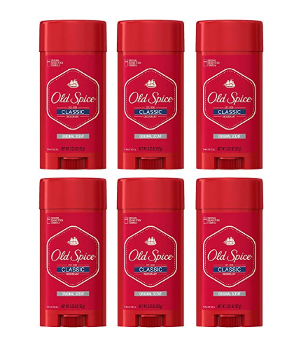 6 desodorantes en barra Old Spice Classic