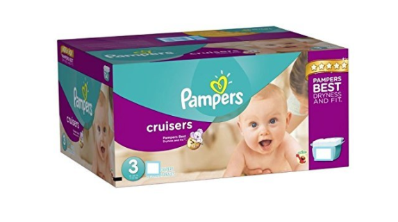 Pack of 92 size 3 Pampers cruisers diapers