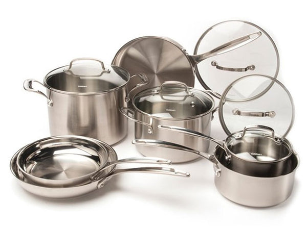 Cuisinart 12-Piece Stainless Steel Cookware Set