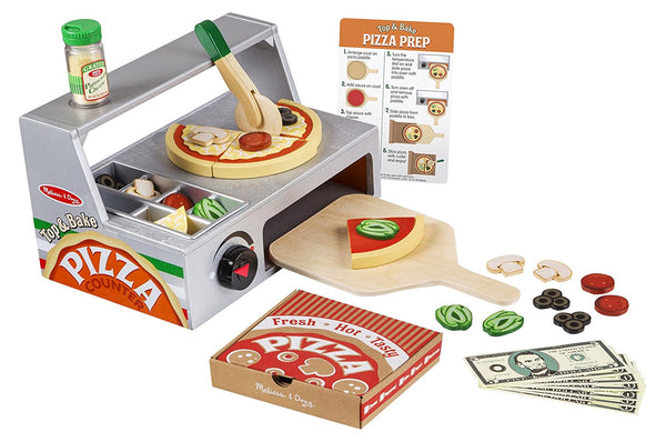 Juego de mostrador de pizza para niños