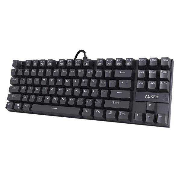 Aukey Mechanical Keyboards: 104-Key Backlit $32, 87-Key