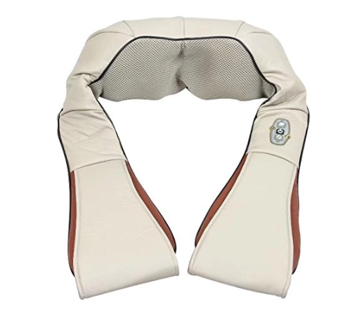 Shiatsu Neck Massager Kneading Shoulder Massage Pillow with Heat