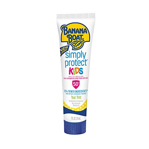 Banana Boat Sunscreen Simply Protect Kids Tear Free, 1 Oz.