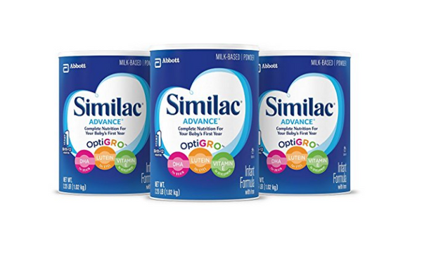 Pack of 3 Similac Advance Infant Formula with Iron, Powder