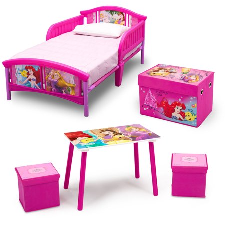 Disney Princess 5-Piece Toddler Bed Bedroom Set