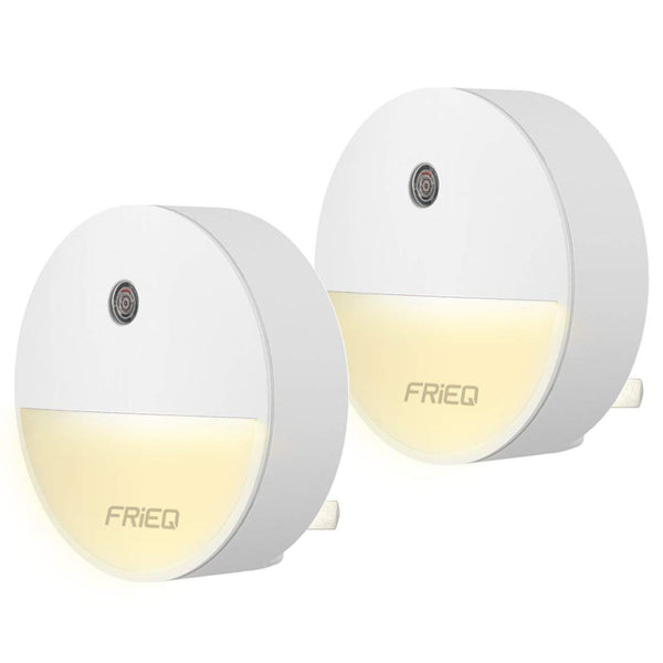 FRiEQ LED Plug in Night Light with Dusk to Dawn Sensor