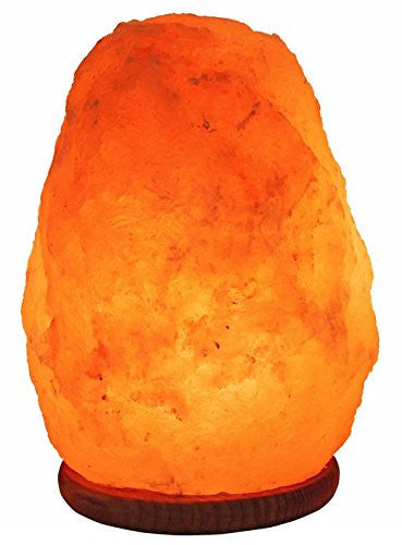 Natural Himalayan salt lamp with dimmer control