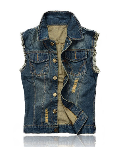 Men's Denim Vest Jacket