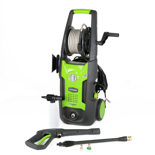 Greenworks 1700 PSI 13 Amp 1.2 GPM Pressure Washer with Hose Reel