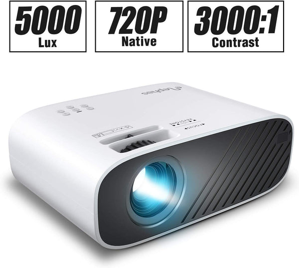 Proyector de vídeo Full HD 1080P de 5000 LUX