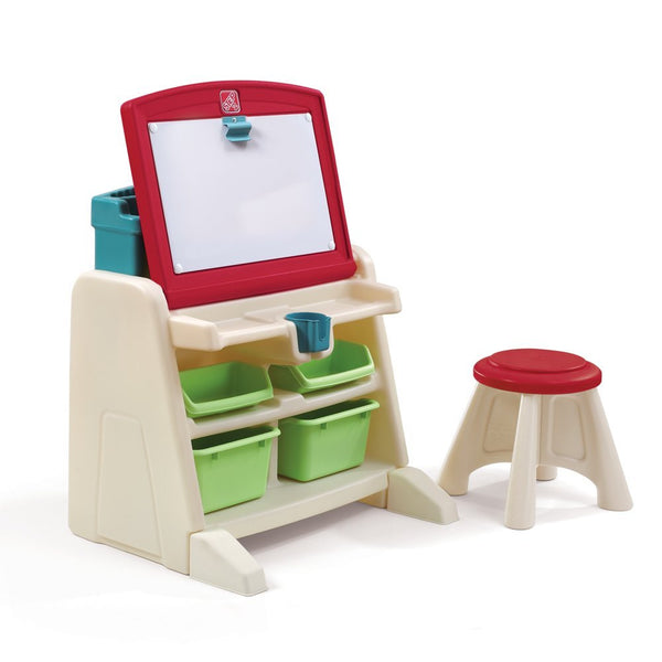 Step2 Flip and Doodle Desk with Stool Easel