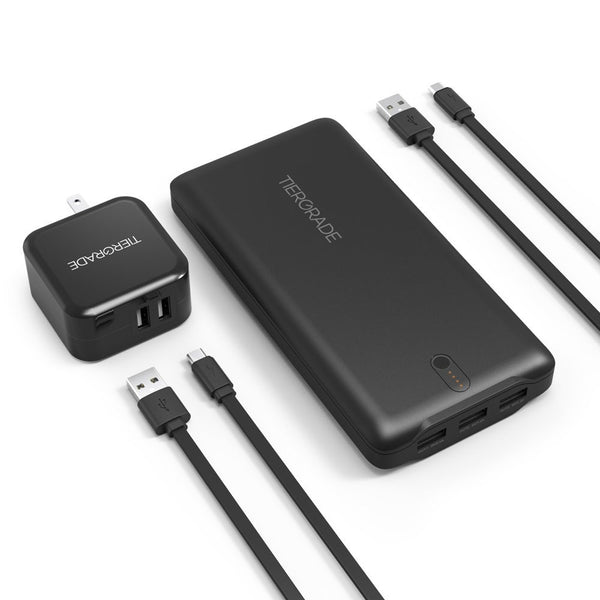 Batería USB de 3 puertos de 22000 mAh