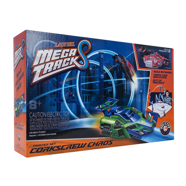 Lionel Mega Tracks - Corkscrew Chaos Red Engine