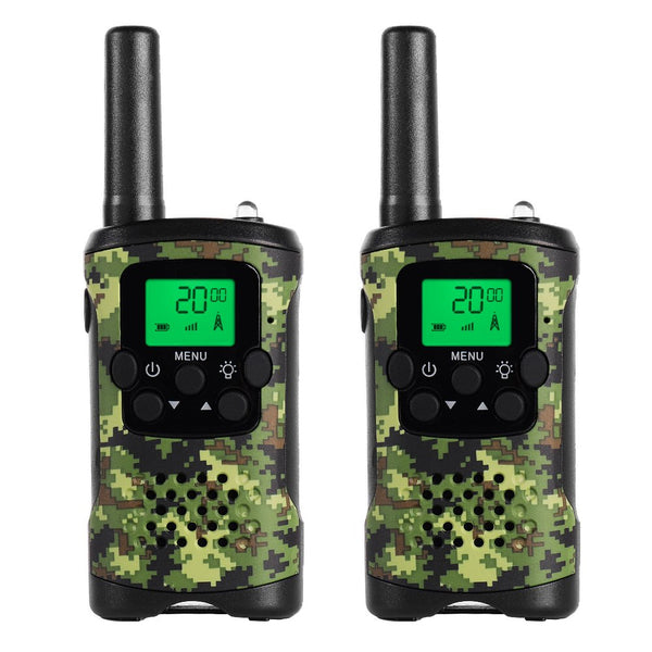 Paquete de 2 radios de camuflaje de 22 canales.