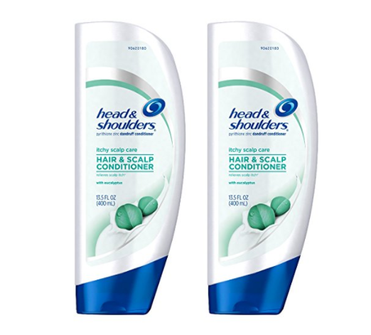 2 botellas de Head and Shoulders Itchy Scalp Care con acondicionador de eucalipto