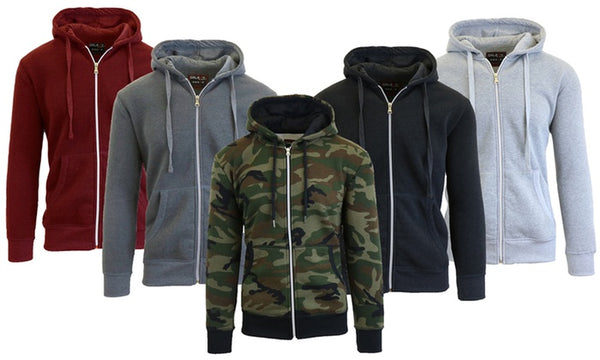 Fleece zip up hoodies