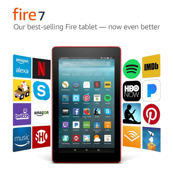 8GB Amazon Fire 7" Tablet with Alexa