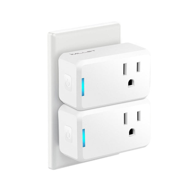 Pack of 2 WiFi smart plugs, works with Alexa