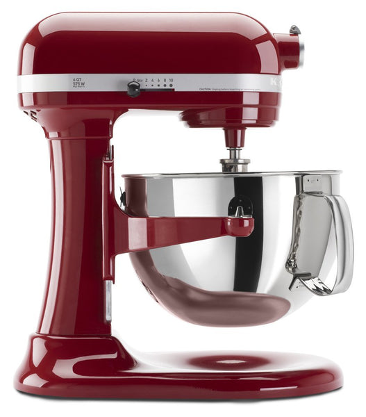 KitchenAid 6 cuartos. Batidora de pie profesional con elevación de tazón serie 600