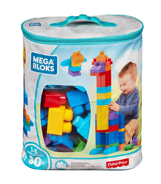 Bolsa de construcción grande Mega Bloks de 80 piezas