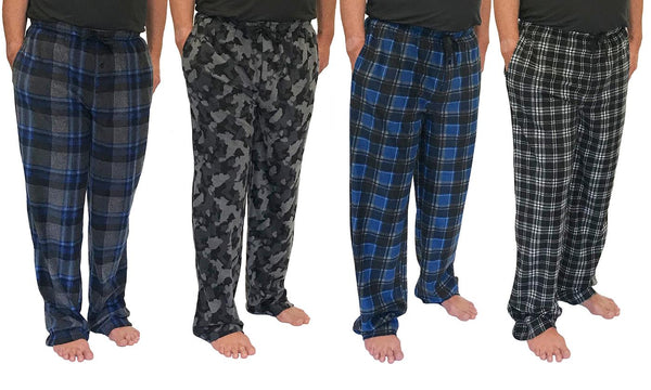 Pantalones de pijama de microforro polar Medalist para hombre (paquete de 2)