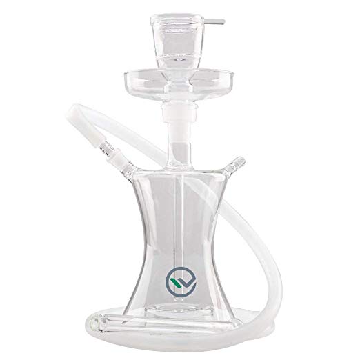 VeeBoost Juego de cachimba de cristal con accesorios para shisha