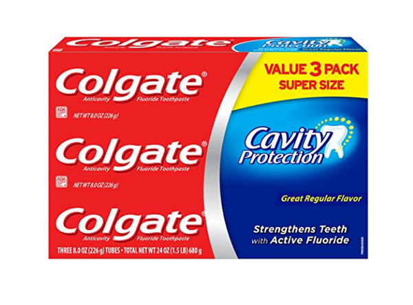 Paquete de 3 pastas de dientes Colgate