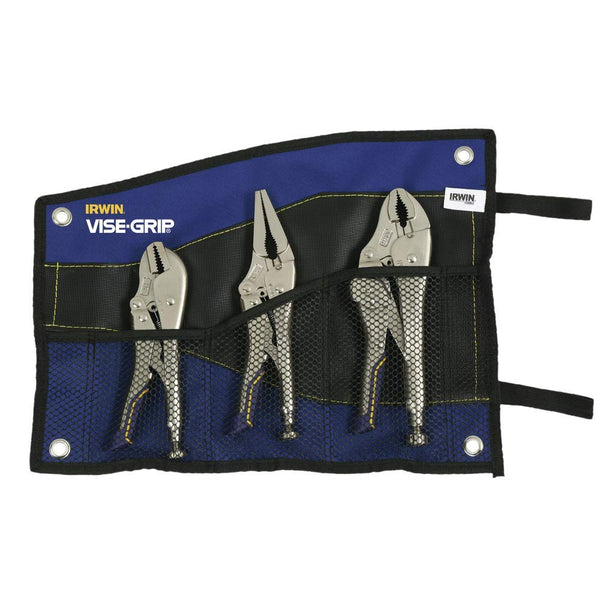 3-Piece Vise Grip Locking Pliers