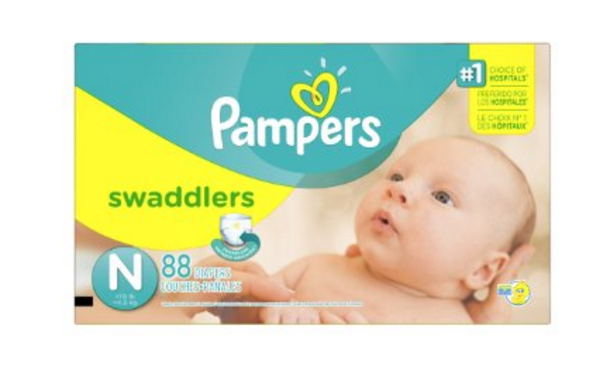 Pack of 88 Pampers Swaddlers Diapers