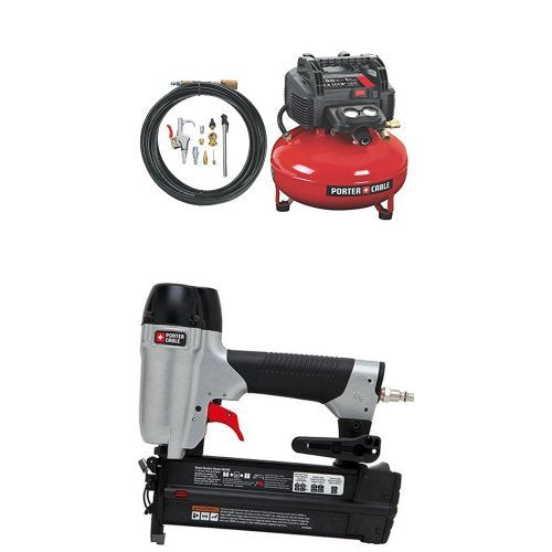 PORTER-CABLE Compressor and Brad Nailer Kit Combo