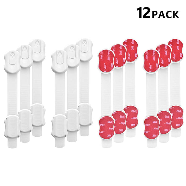 Pack Of 12 A Mother's Love Cabinet Child Safety Locks